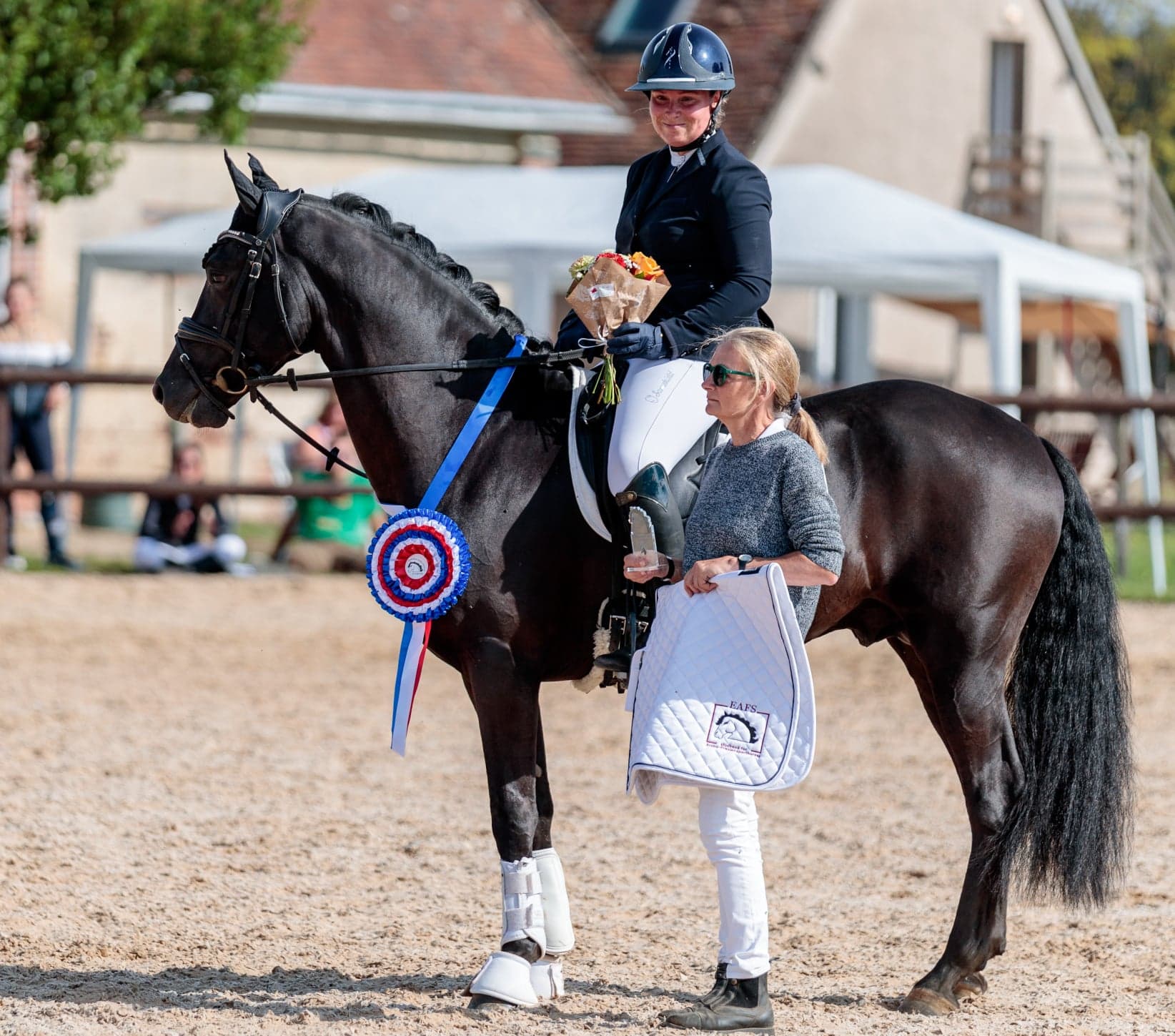 Cheval en remise des prix